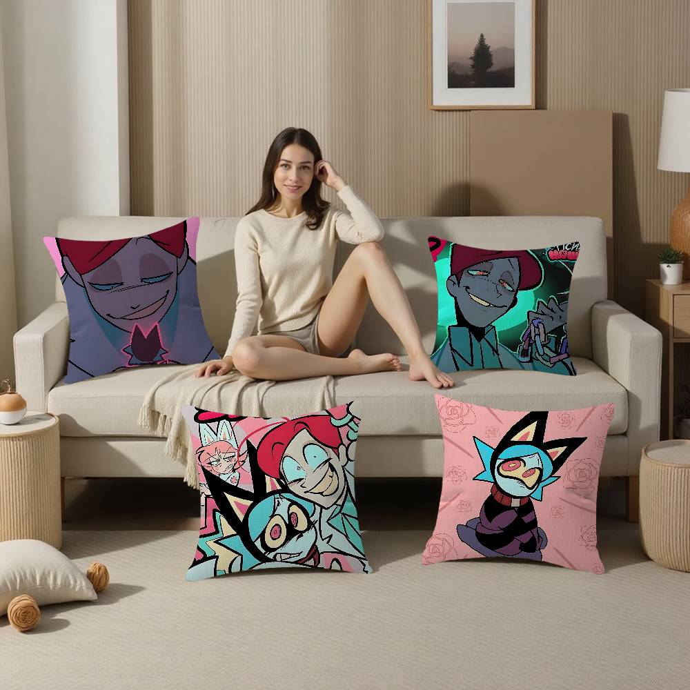 Popular Animation P-Psychocuties Personalized Pillow Dust Cover Bedroom Kids Party Decoration Pillowcase Birthday Children Gift