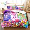 3D Geprint Kawaii Cartoon Kirbys Beddengoed Set Eenpersoons Twin Volledig Queen King Maat Bed Set Volwassen Kind Slaapkamer Beddengoed Cadeau