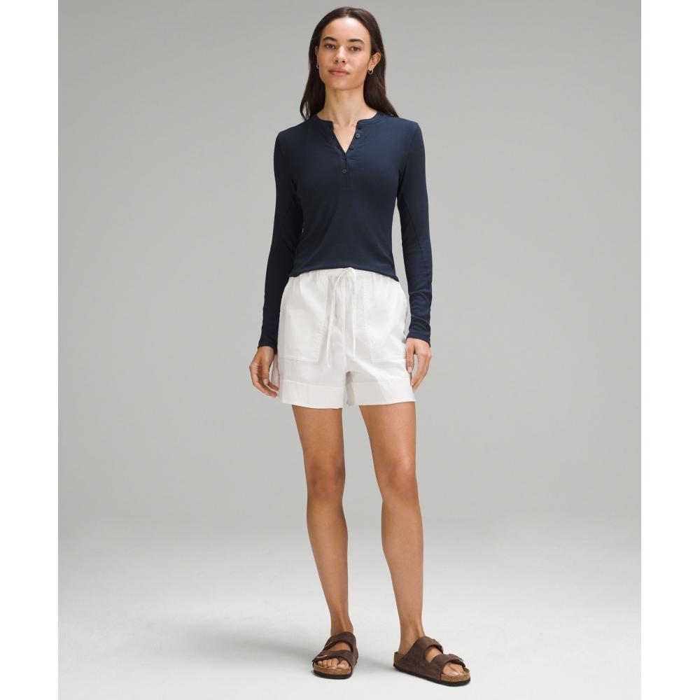 Lululemon Hold Tight Long Sleeve Henley True Navy