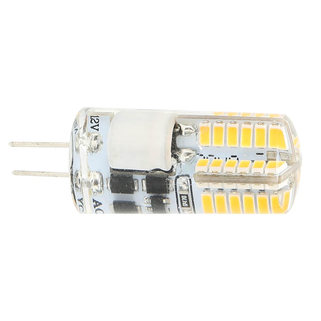 G4 Bulb 48LED Light Bulb 3W 300LM Bi Pin Light NonDimmable for Chandelier AC DC 12V(Warm White