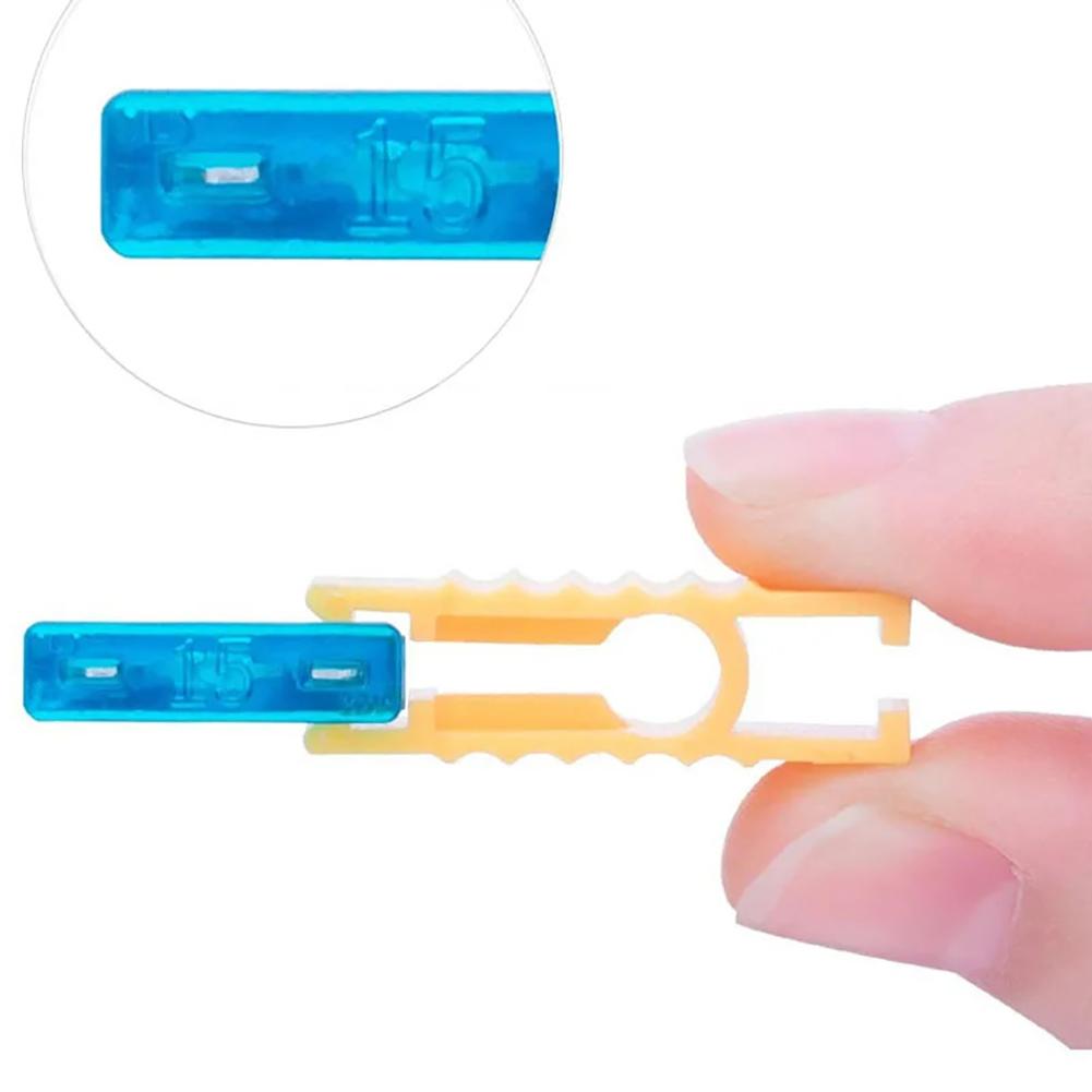 120/300PCS Aluminum Insurance Automatic Truck Blade Fuse Insert Insurance of Xenon Piece Light Automotive Fuse Auto Accessories