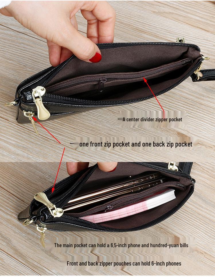Women's Long Fashion Clutch Wallet - Casual Crossbody Coin Purse and Small Bag
