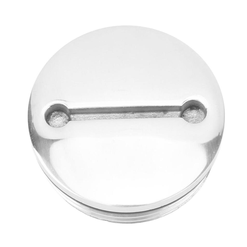 Boat Marine Fuel Tank Cap Deck Fill Filler Boat Accessories Stainless Steel Deck Fill Cap with Chain Marine Hardware