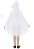 Children's White Luminous Ghost Skull Halloween Costume Cape