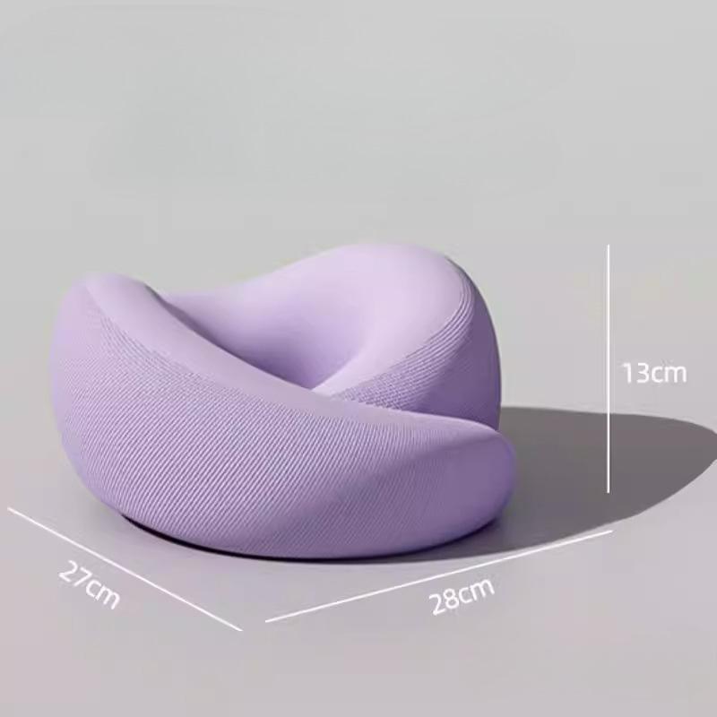 Memory Foam U Shaped Neck Pillow Travel Pillow for Airplane Car Office Nap Cervical Support with Portable Storage Box