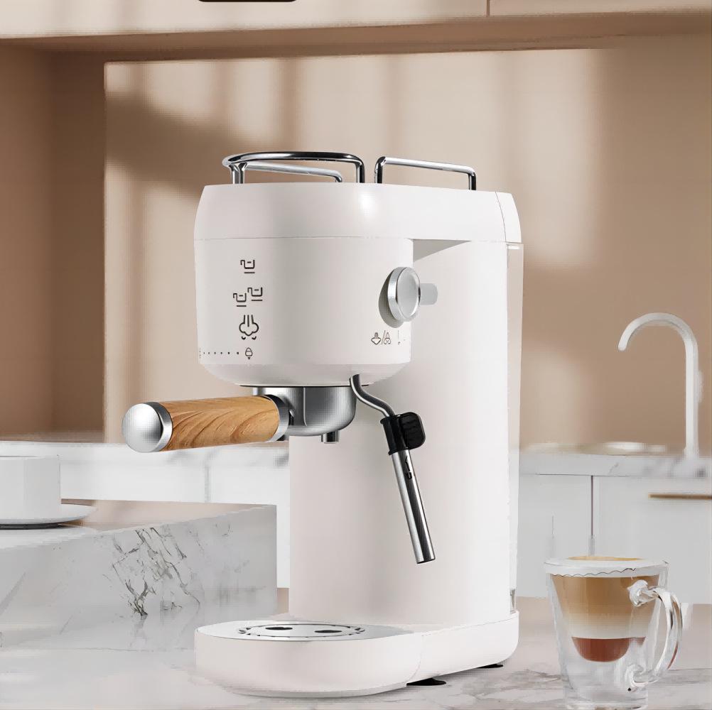 110V US Standard Italian Semi-Automatic Espresso Coffee Machine with Grinder