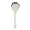 Cooktop Cleaning Brush Long Handle Durable Bristles White Sink Cleaning Brush for Household Kitchen