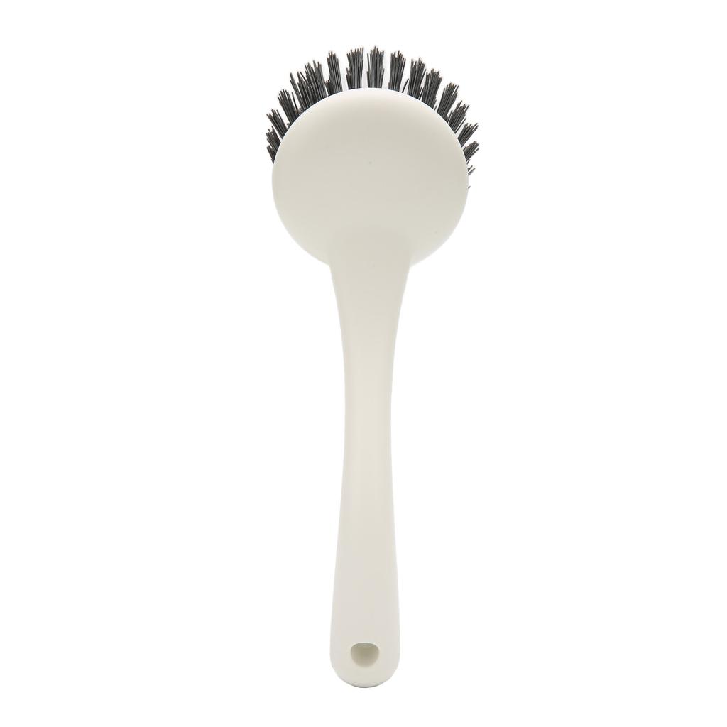 Cooktop Cleaning Brush Long Handle Durable Bristles White Sink Cleaning Brush for Household Kitchen