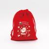 Christmas Candy & Apple Gift Bags - Red Snack Packaging
