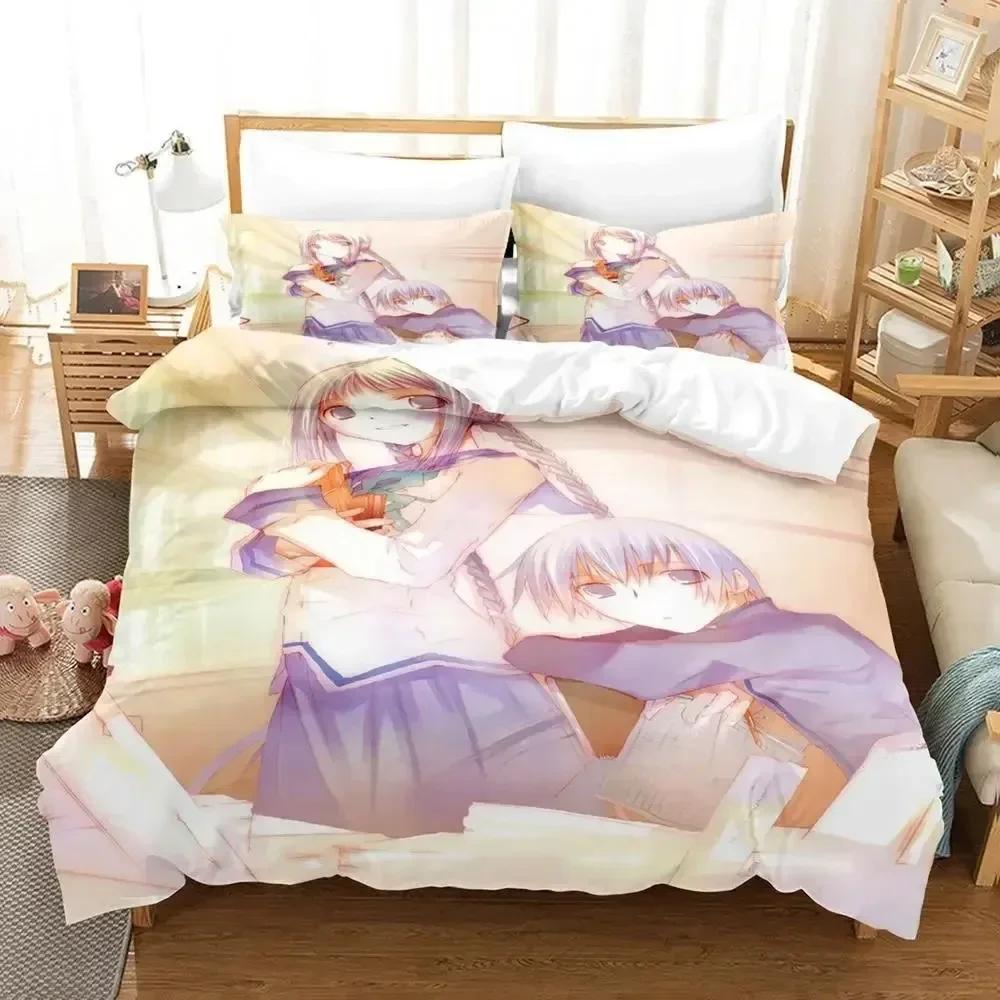 Comforter New Bungaku Shoujo Bedding Set Single Twin Full Queen King Size Bed Set Adult Kid Bedroom S Kawaii Bed