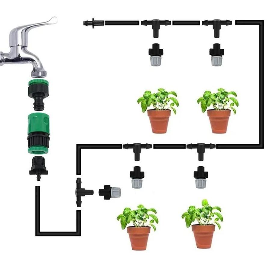 10Meters New Irrigation Garden Sprayer System with 10 Sprinklers Nozzles Misting Fog Cooling Water Sprayer for Agricultural Use