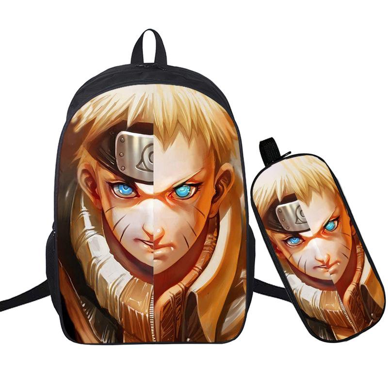 Riman 3D Digital Printing Backpack Two-piece Set Full-color Backpack Student Schoolbag
