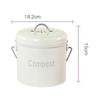 3 Compost Bin Countertop Indoor Compost Bucket Compost Caddy Bin Compost Pail Rust Proof