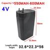 4V Lead Acid Battery 350-2100Mah Rechargeable Storage Batteries Led Lamp Headlights Flashlights Electric Mosquito Swatter
