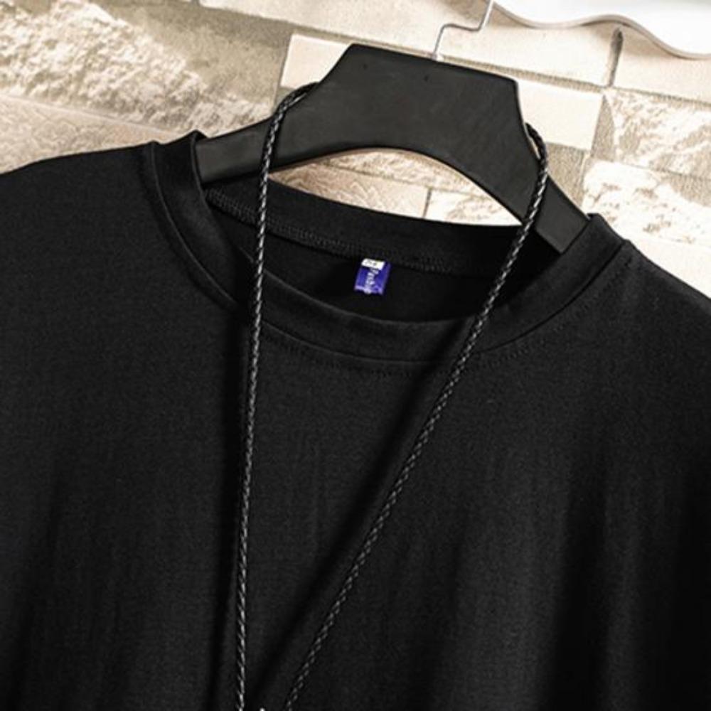 Men Summer T-shirt Pullover Daily Wear Hip Hop Plus Size Men Summer Top Male Clothes