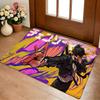 C-Chainsaw Man Fußmatte Gemütliche Flanell Weiche Dicke Rutschfeste Matte für Wohnzimmer Schlafzimmer Küche Dekor Teppiche