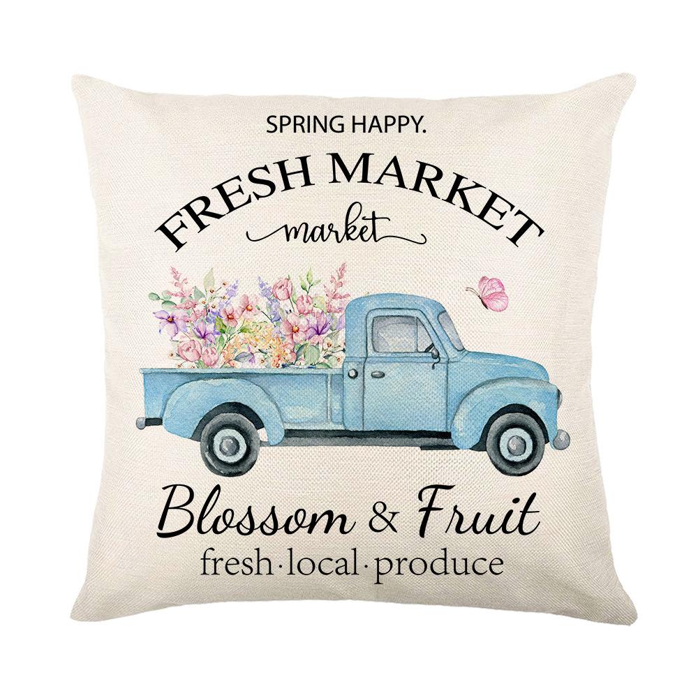 Spring New Style Pillow Garland Car Sofa Pillow Case Combination Bedroom Pillow Case
