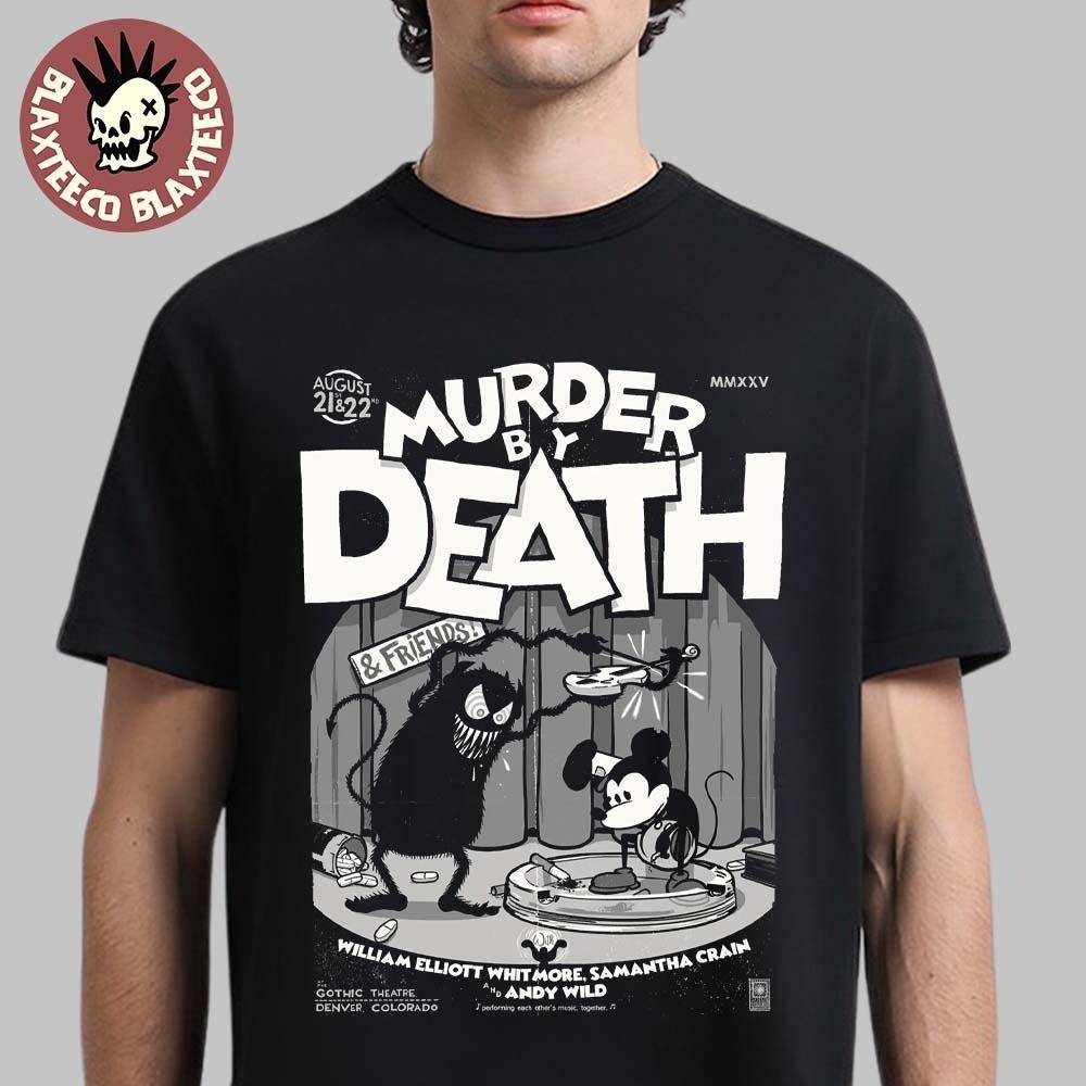 Murder By Death Denver Colorado 2025 T-Shirt Unisex T-Shirt XXL