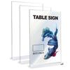 1PC Acrylic Sign Holder A4/A5/A6 Desk Display Stand Price Label Display Rack Menu Stand Holder Restaurant