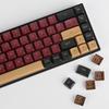 Red Warrior CSA Custom Keycaps, 160-Key Double-Shot Keycap Set for CherryGateron MX Switch 6064GK61 Gaming Mechanical Keyboards