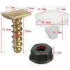 Front Trim Fastener Clips Nut Plastic Screw Set Wheel