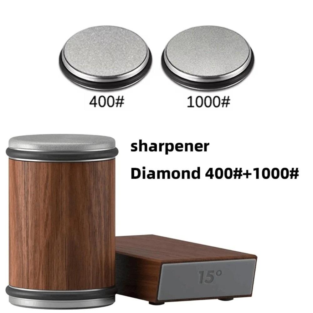 

Double Sided Rolling Sharpening Stone Roller Sharpening Whetstone New Sharpener Kit Kitchen
