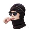 Hats for Men Winter Solid Color Knitted Hats  Men's Woolen Hats  Boys' Warm and Cold Hats  Trendy High Density Knitted Hats