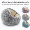Plush Lining Knitted Ear Warmers Stretch Foldable Ear Protector  Outdoor Cold Protection