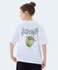 Yosemiti Strawberry Digital Print Short Sleeve T-Shirt White Yt-3Y25