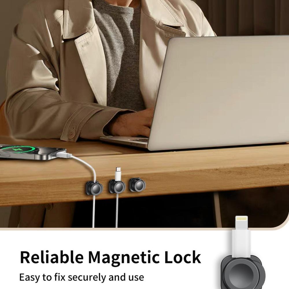 8PCS Adjustable Phone Cables Clip Strong Adhesive Fixed Cable Organizer Desktop Nightstand