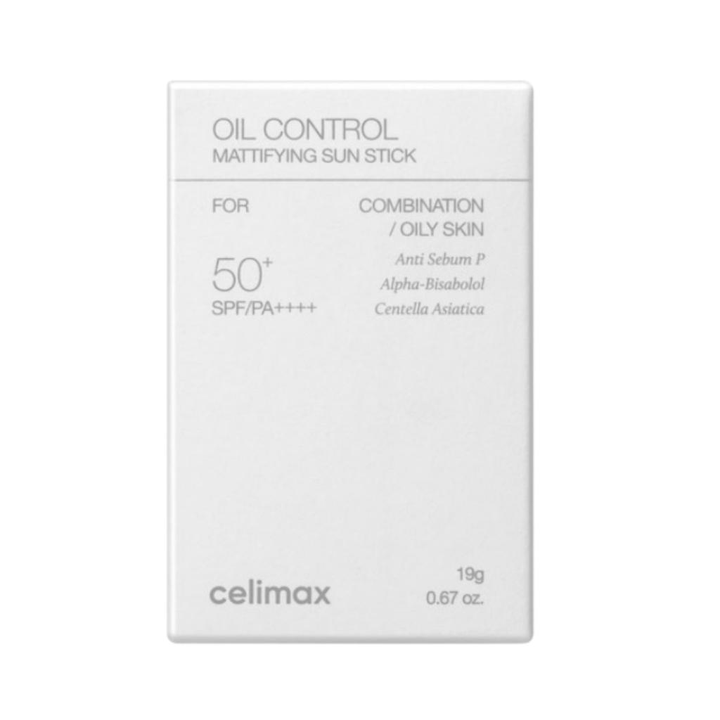 Celimax Oil Control Mattifying Sun Stick SPF50+ PA++++ Lightweight UV Protection 19g