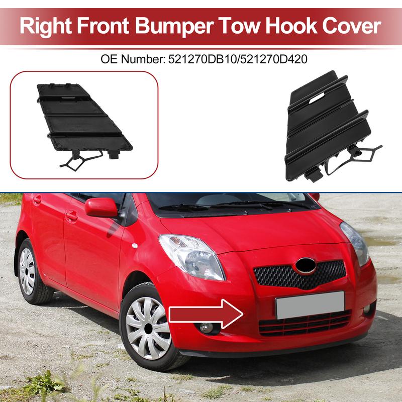 X Autohaux Right Front Car Tow Hook Cover Cap for Toyota Prius Prime 2017-