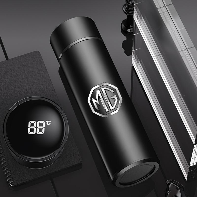 

Temperature Display Thermos Cup Stainless Steel Divided Thermos Bottle For Morris Garages Motors MG ZS GS MG5 6 7 mg3 Parts GT чёрный