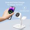 Magnetic Wireless Charger,5 In 1 Magsafe Wireless Charger Stand Compatible with iPhone 14/13/12/Pro/Pro Max/Mini, for Apple Watch Ultra/8/7/6