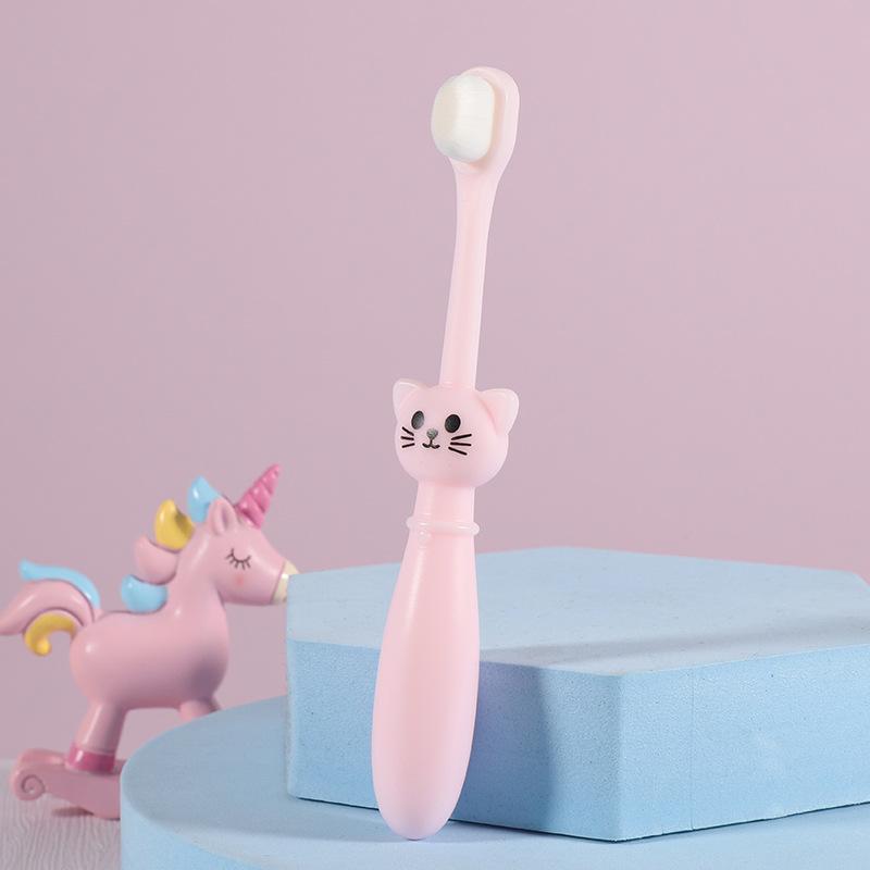 Children Cartoon Ultra Soft Toothbrush Kids Training Toothbrush Tooth Cleaning Dental Care Toothbrush Floss 3-12years Old