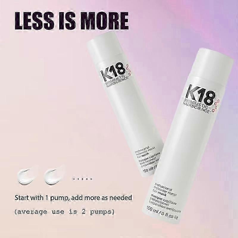 25-26 K18 Professionelle No-Wash Molekulare Reparatur Haarmaske Haarpflege Große Kapazität