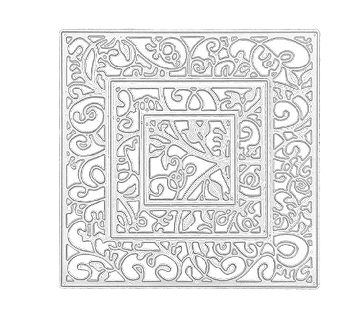 

Металлические вырубные формы Высокодетализированное крафт-тиснение Для изготовления открыток Вырубные формы Для вырубных форм Для открыток