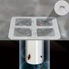 10/20 pièces Autocollant pour Bonde de Sol, Filtre Cheveux Auto-adhésif Anti-insectes pour Salle de Bain, Filtre d'Égout, Filet Anti-bouchage pour Cuisine