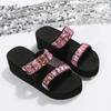 Fashion Slippers Summer Shoes Women Platform Sandals Wedges Beach Home Slippers Women Flip Flops Memory Foam Slippers Sandalias De Mujer