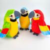 Cute Electric Talking Parrot Plush Toy Speaking Record Repeats Waving Wings Electroni Bird Stuffed Plush Toy As Gift For Kids