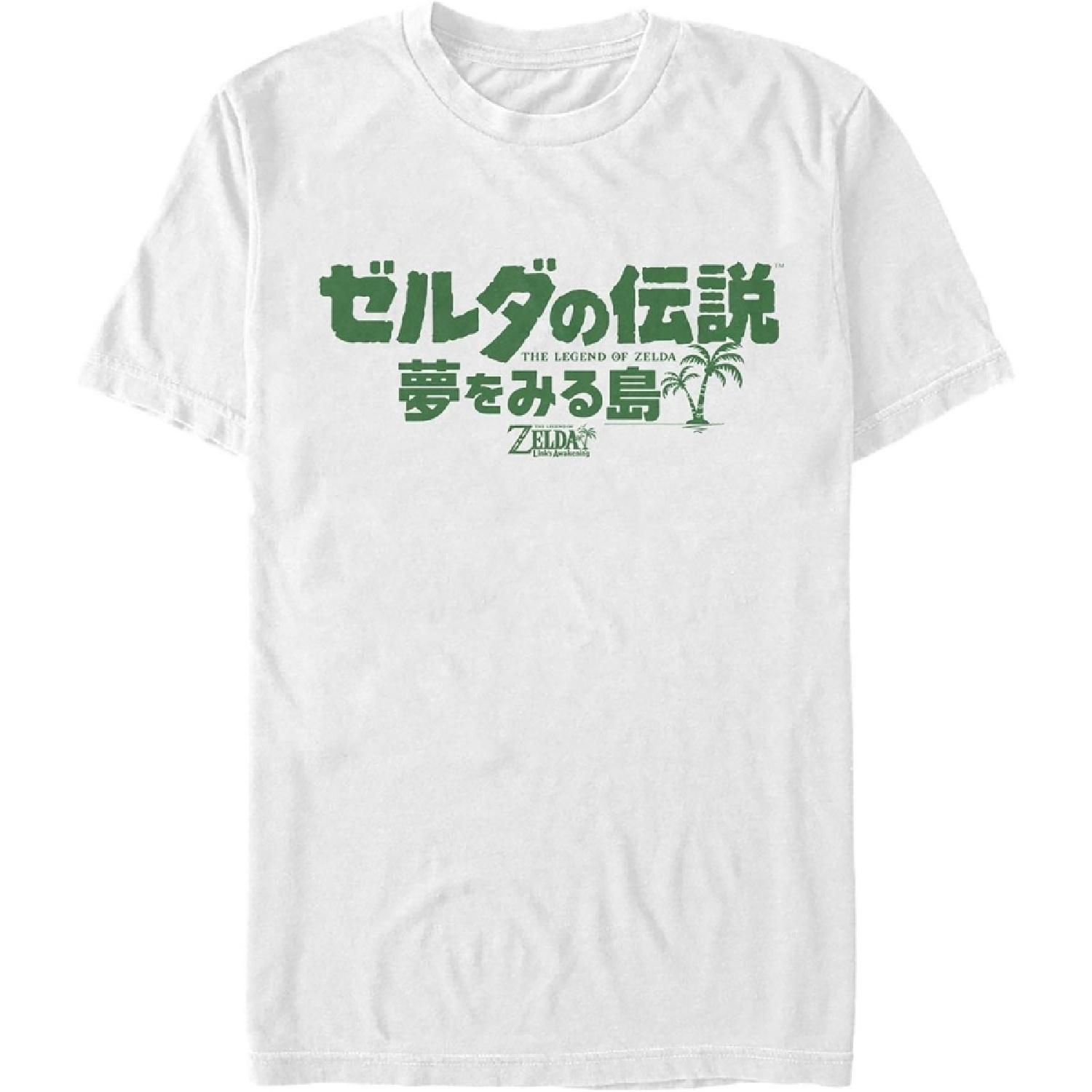 Мужская футболка Fifth Sun с японским логотипом Nintendo Legend of Zelda Link s Awakening XXXXXL белый