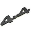 4-Piece Frosted Black ABS Door & Fender Letter Decals for Pickup Trucks