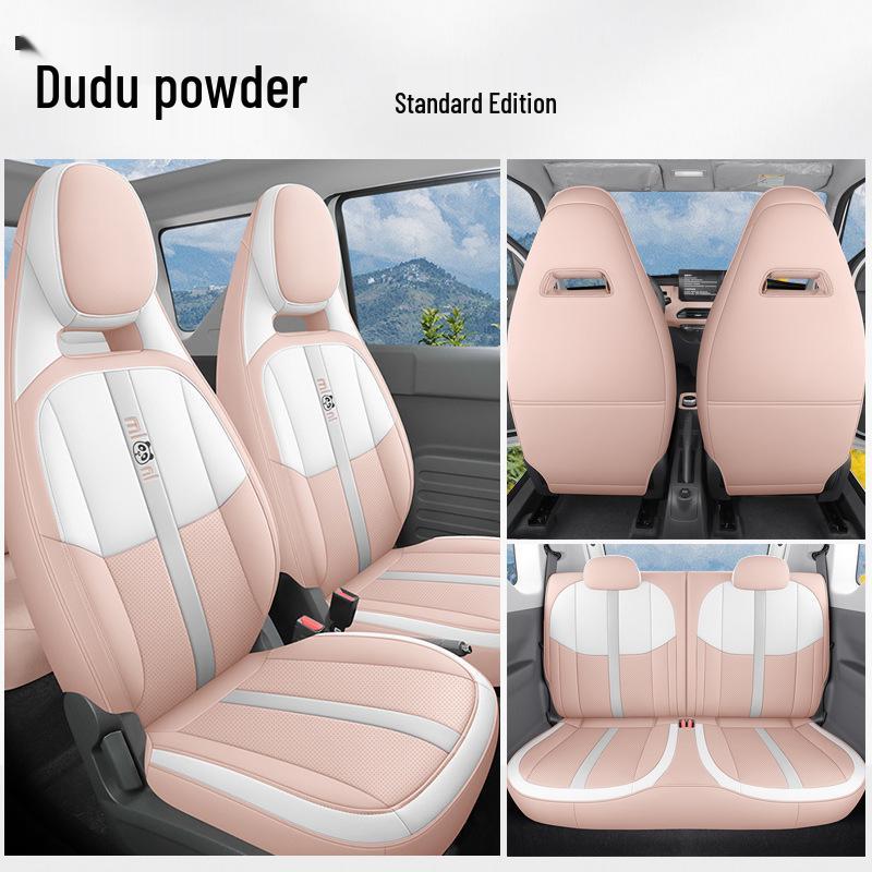 

Panda Karting 2024 Model: 200km Universal All-Season Full Surround Car Seat Cover Cushions Panda Mini 4-Seat Full Coverage