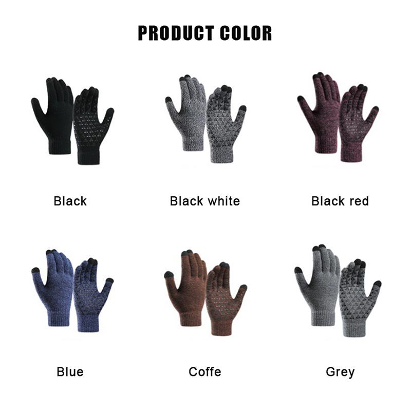 1 Pair Full Fingers Gloves Waterproof Cycling Outdoor Sports Running Motorcycle Ski Touch Screen Fleece For Men Women