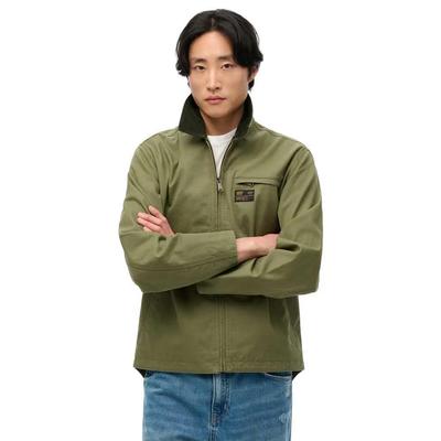 Superdry Bomber Cord Collar Ranch