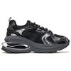 Li Ning Project C+ Comfortable Shock Absorbing Durable Low Top Sneakers Women Sneakers Black Gray AGCT134-1