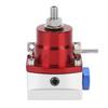 Universal Adjustable Car Fuel Pressure Regulator Kit W  Gauge 100PSI (Red+Silver)