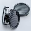 4pcs ABS 74mm ( 69mm I.D) Carbon Fibre Car Wheel Center Caps Rim Hubcaps Centre Cover Wheels Hub Lid Replace Styling Accessories