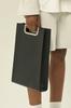 Proxy.L Metal Grip Slim Briefcase (Black/Silver)