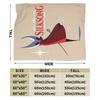 Hollow Knight Silksong Blanket  Super Warm Funny Plush Bedding Throws For Girls Boys Living Room Flannel Bedspread Bed Cover